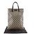 Borsa Tote Gucci GG Supreme Canvas Marrone - vista 20