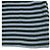 Autre Marque Camiseta de punto de algodón Slopeslow a rayas Negro Azul marino - vista 5