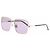 Gafas de sol cuadradas Nina Ricci moradas de metal - vista 2