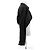 Camicia Jacquemus Machou nera in cotone Nero - vista 3