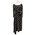 Prada Langer schwarzer Blumenprint Kleid