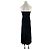 Vestido maxi negro de algodón Cos - vista 2