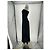 Vestido maxi negro de algodón Cos - vista 3