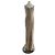 L'Agence Christine Burnout Satinrobe Beige