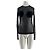 Top de tul negro Norma Kamali
