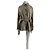 Mackage Sobrecamisa de ante con cinturón Beige