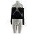 Self portrait Top bustier con adornos de cristal Negro