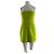 Autre Marque Vestido de crepé verde MESHKI