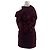 Magda Butrym Gerafftes Kleid mit Reliefblume Rot