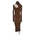 Vestido de algodón marrón Anine Bing XS Castaño - vista 2