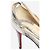 Christian Louboutin Sandali scintillanti Gwynitta argento - taglia EU 37.5 - vista 6
