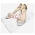 Christian Louboutin Sandali scintillanti Gwynitta argento - taglia EU 37.5 - vista 7
