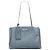 Prada Blauer 2way Lederbeutel Blue Etiquette 1BG122 - Größe