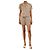 Veronica Beard Set con camicia e pantaloncini a quadretti marroni - taglia XS