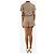 Veronica Beard Set con camicia e pantaloncini a quadretti marroni - taglia XS - vista 2