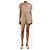 Veronica Beard Set con camicia e pantaloncini a quadretti marroni - taglia XS - vista 3