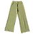 Autre Marque Monoki by Diane Goldstein Pantalones de Algodón a Rayas Blanco Verde Amarillo