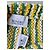 Autre Marque Monoki by Diane Goldstein Pantalones de Algodón a Rayas Blanco Verde Amarillo - vista 3