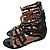 Alaïa Sandali Gladiatore in Scamosciato Nero