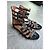 Alaïa Sandali Gladiatore in Scamosciato Nero - vista 5