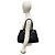 Gucci GG Twins Shima Leder Tote Bag Schwarz - Ansicht 2