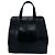 Loewe Anagram Logo Motiv Leder Tote Bag Schwarz - Ansicht 4