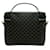 Céline CELINE Vintage Macadam Blazon Triomphe Pattern Handtasche Braun Schwarz - Ansicht 3
