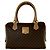Céline Celine Vintage Macadam Blazon Logo Pattern Handtasche Braun