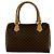 Céline Celine Vintage Macadam Blazon Logo Pattern Handtasche Braun - Ansicht 3