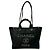 Borsa Tote Chanel Deauville Coco Mark Logo Nero