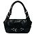 Mini borsa a tracolla in nylon Tessuto e pelle Prada Nero