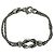 Tiffany & Co Bracciale Tiffany Vintage Double Rope Center Knot Argento
