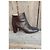 Botines Louis Vuitton en cuero marrón Castaño - vista 10