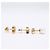 Orecchini Louis Vuitton Charmie Pearl 3-Piece Set D'oro - vista 4