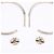 Tiffany & Co Orecchini a cerchio stretti Tiffany 925 Argento - vista 7