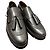 Trussardi Jeans Mocassini in pelle metallizzata con nappe Metallico - vista 3