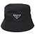 Cappello bucket in Re-Nylon Prada Nero - vista 2