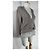 Fabiana Filippi Strickjacke Wickeloptik braun & weiß - Ansicht 2