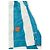 Autre Marque Pantaloncini da bagno a righe Gallo blu e bianchi Bianco - vista 3