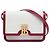 Burberry White Small Canvas TB Flap Crossbody