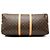 Louis Vuitton Marrone Monogram Keepall Bandouliere 55 - vista 3