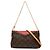 Clutch Louis Vuitton Brown Monogram Pallas Castaño
