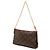 Clutch Louis Vuitton Brown Monogram Pallas Castaño - vista 2