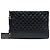 Chanel Black Large Aged Calfskin Gabrielle O Case Clutch Nero - vista 7