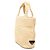 Tote Prada Beige Small Raffia Effect Crochet Embroidered Logo - vista 2