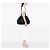 Borsa Chanel Black Large Quilted Iridescent Calfskin In The Mix Nero - vista 5