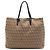 Fendi Zucchino Canvas Tote in Beige
