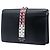 Prada Black City Calf and Saffiano Studded Elektra Crossbody Nero - vista 2