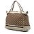 Borsa Mayfair in tela GG beige di Gucci - vista 2