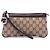 Pochette de mano Gucci Beige GG Canvas Horsebit